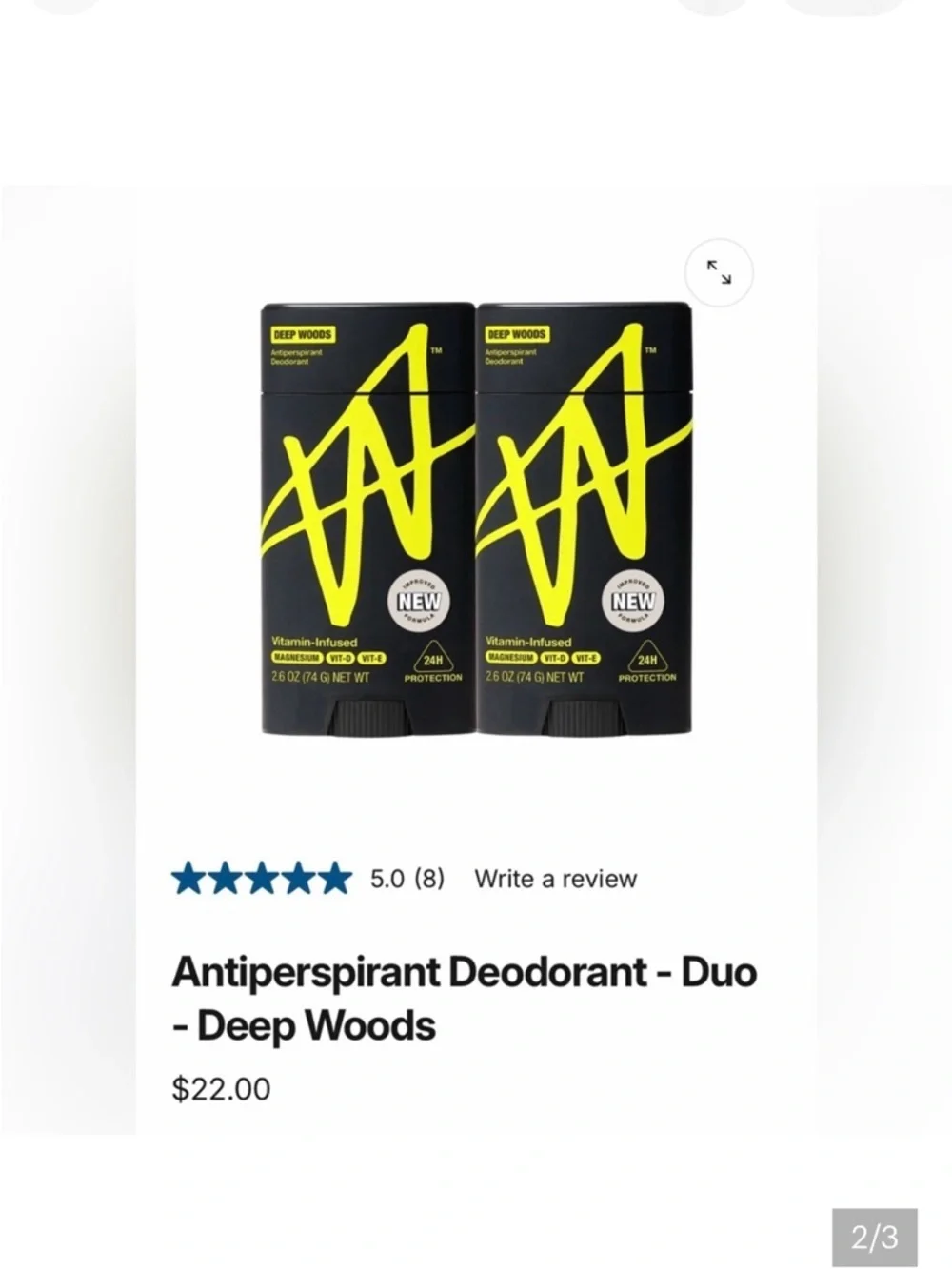 NEW W by Jake Paul Deep Woods Body Wash & Deodorant Bundle Set (4 Pieces)